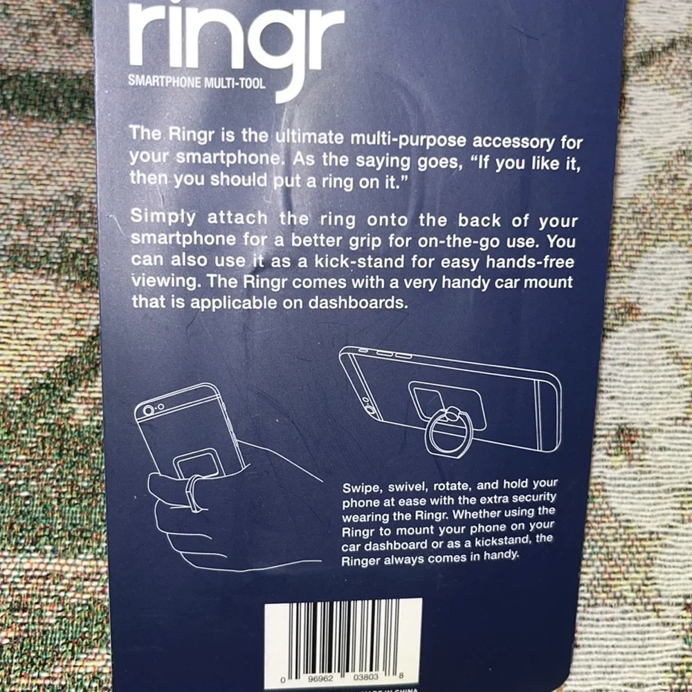 Ringr Smartphone Multi-tool Holder Kickstand Car Mount